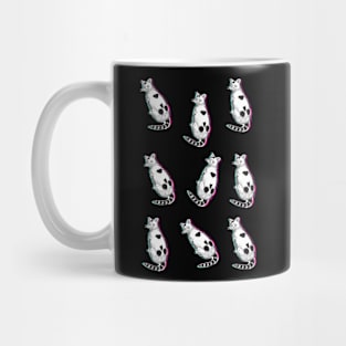 Yon mu junji ito pattern cat (2) Mug